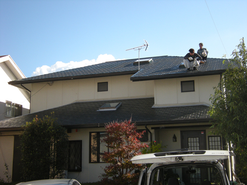 屋根の塗り替え